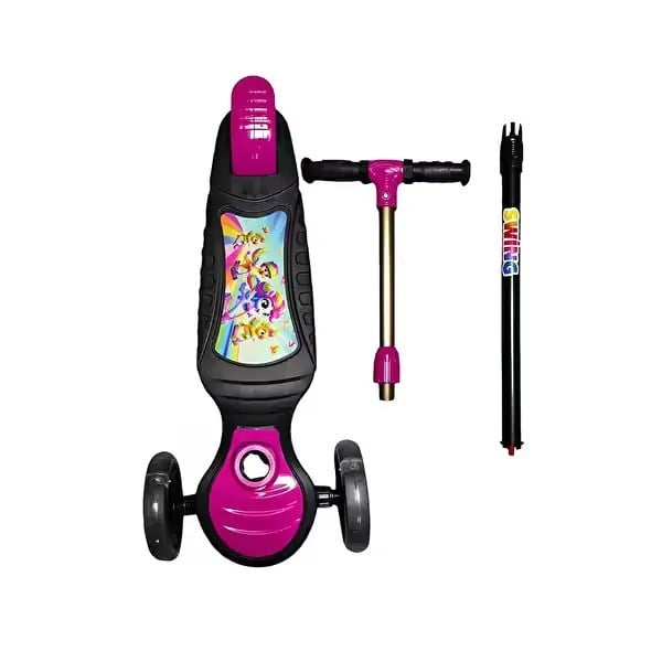 Swing Işıklı Pembe Scooter SWSC5-I 