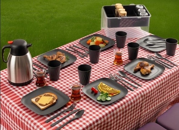 Taşıma Aparatlı Piknik Seti Organizeri Dp-71