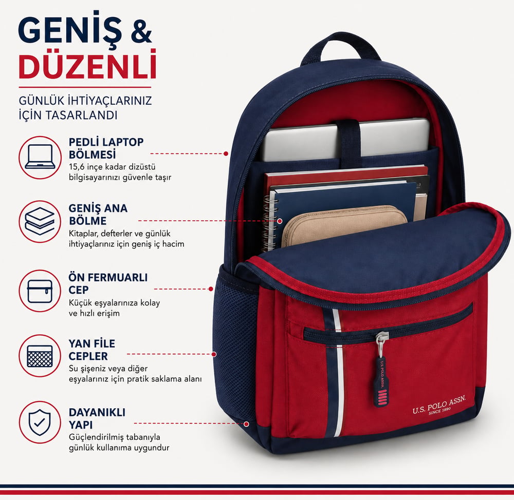 U.S. Polo Assn. Sırt Çantası PLCAN26152