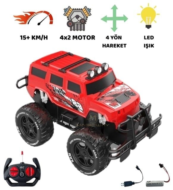 Uzaktan Kumandalı 1:16 Şarjlı Jeep CD8108A