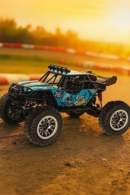 Uzaktan Kumandalı 1:8 4 Çeker Alaşımlı Off-Road Araba 2.4 GHz RQ3053