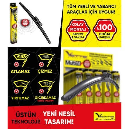 Vette Plus Multifit Araç Sileceği 710 mm