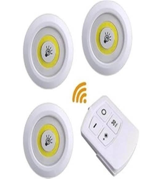 Winnboss WN-1186 Kumandalı 3'lü Pilli LED Lamba