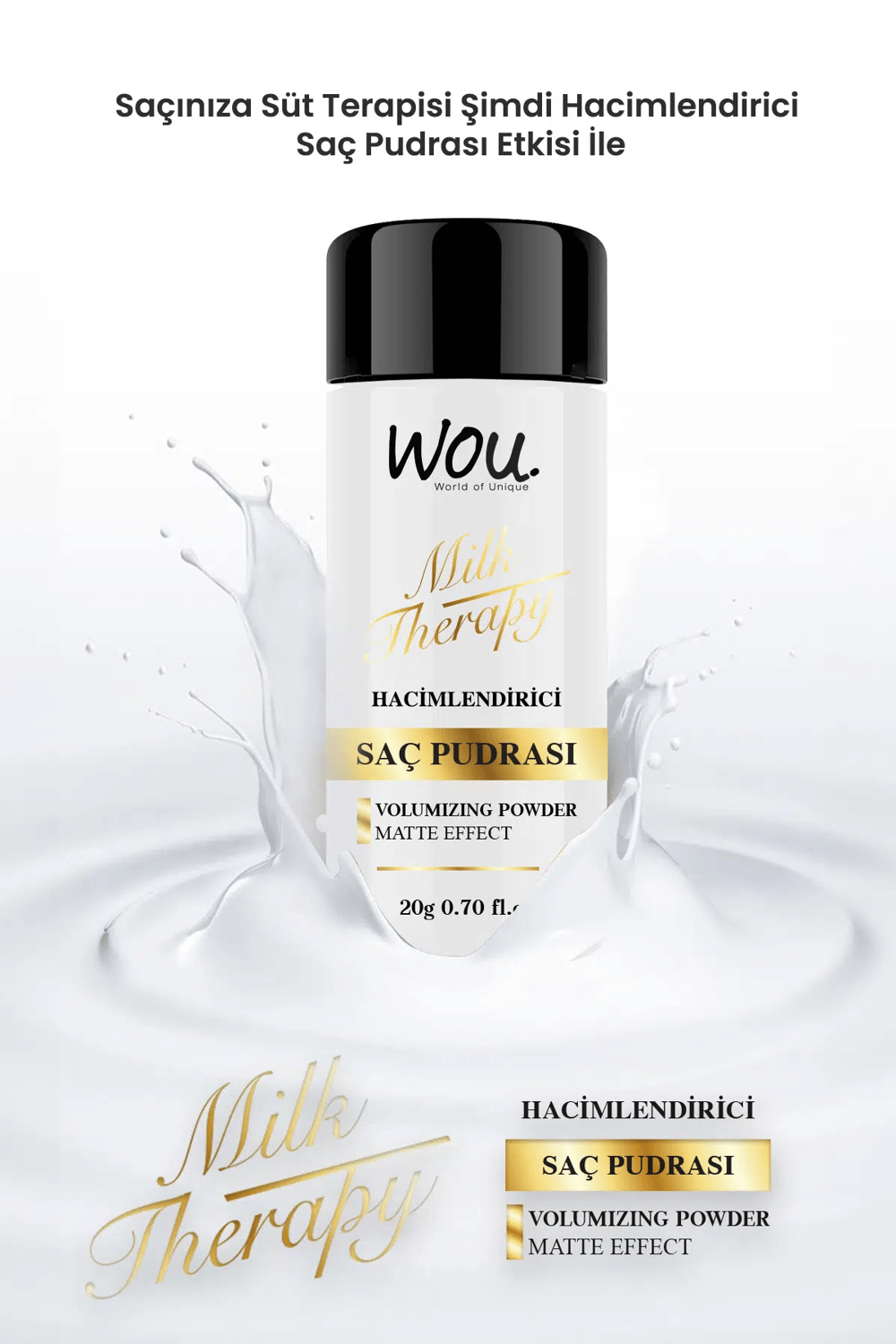 Wou Milk Therapy Saç Pudrası 20 gr