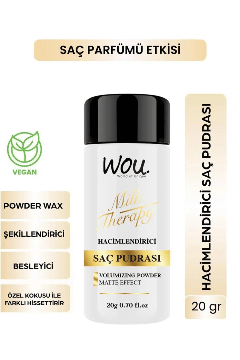 Wou Milk Therapy Saç Pudrası 20 gr