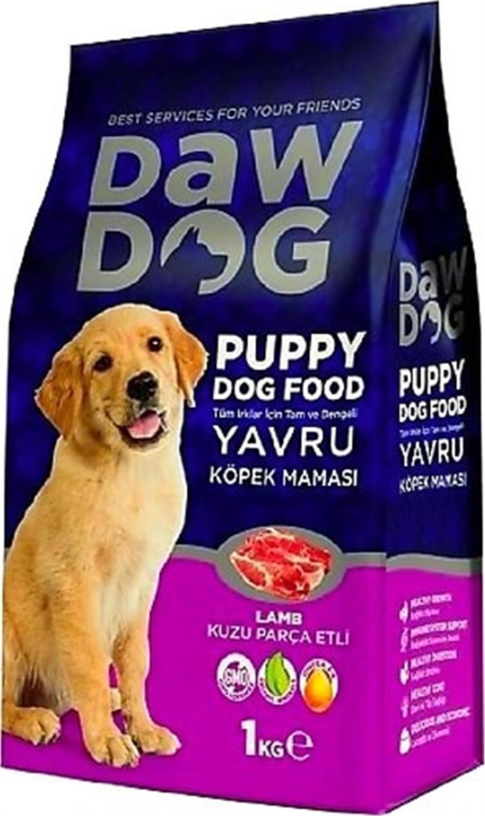 Yavru Köpek Maması Kuzu Etli Pirinçli 1 Kg