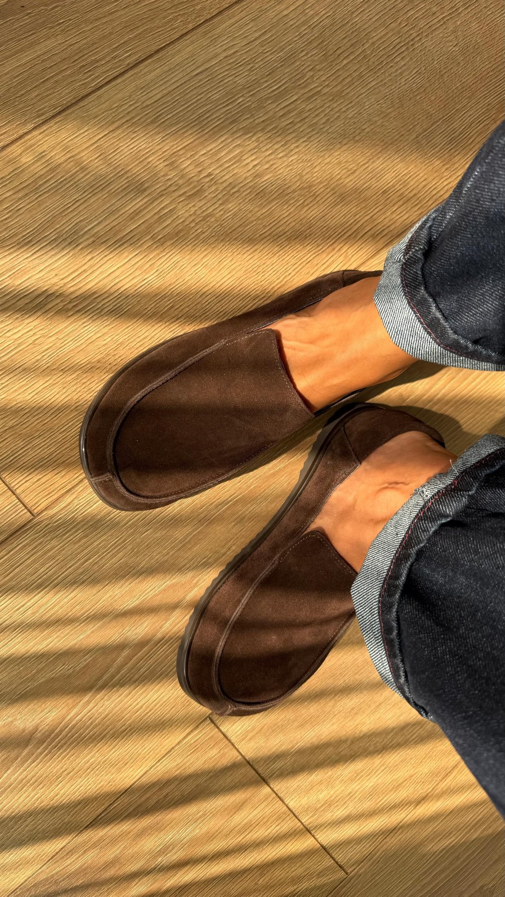 GALE ARKA ALASTİKLİ GERÇEK DERİ LOAFER KAHVE 