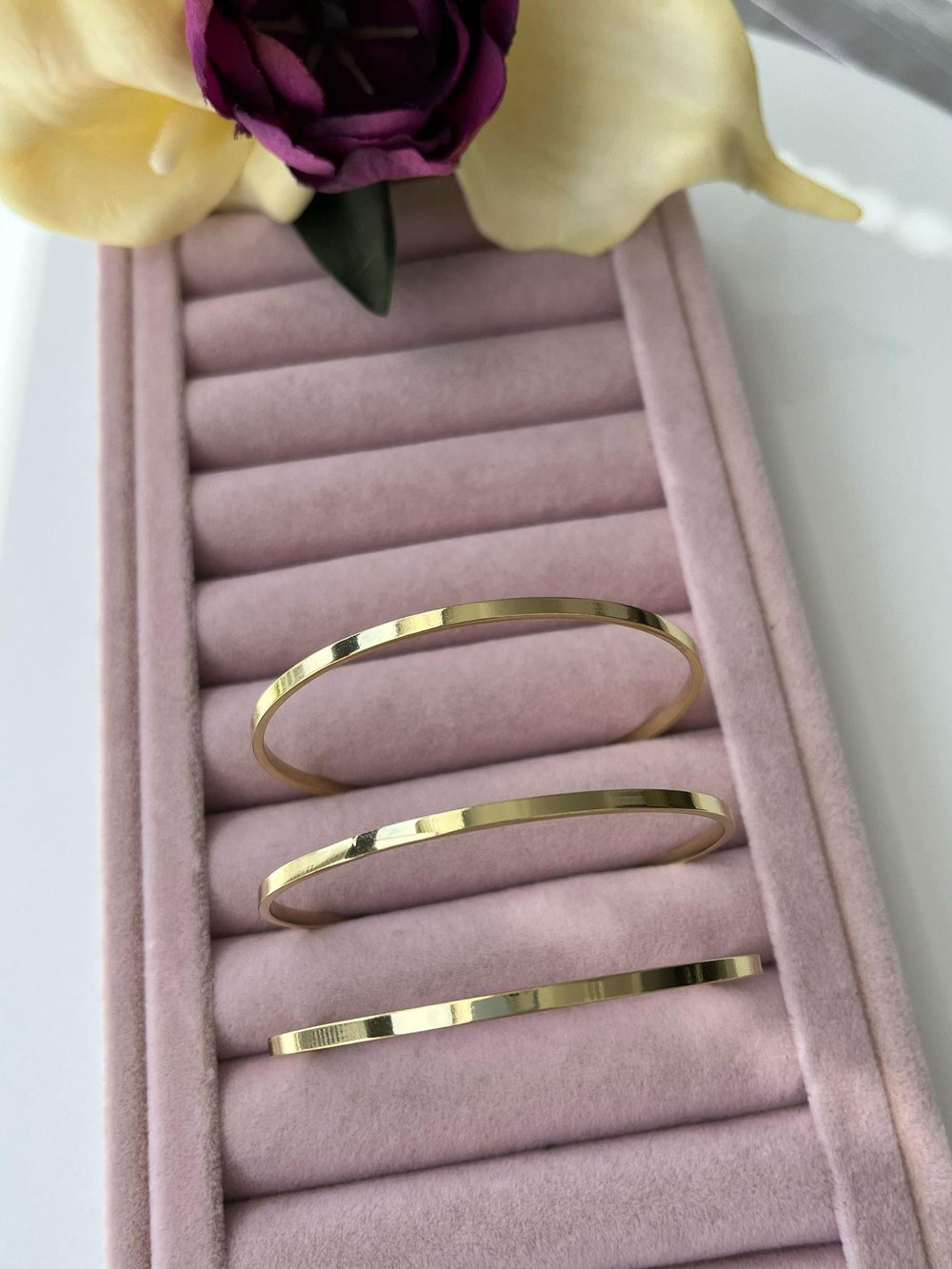 Vip 14K 3lü Ajda Bilezik-65mm