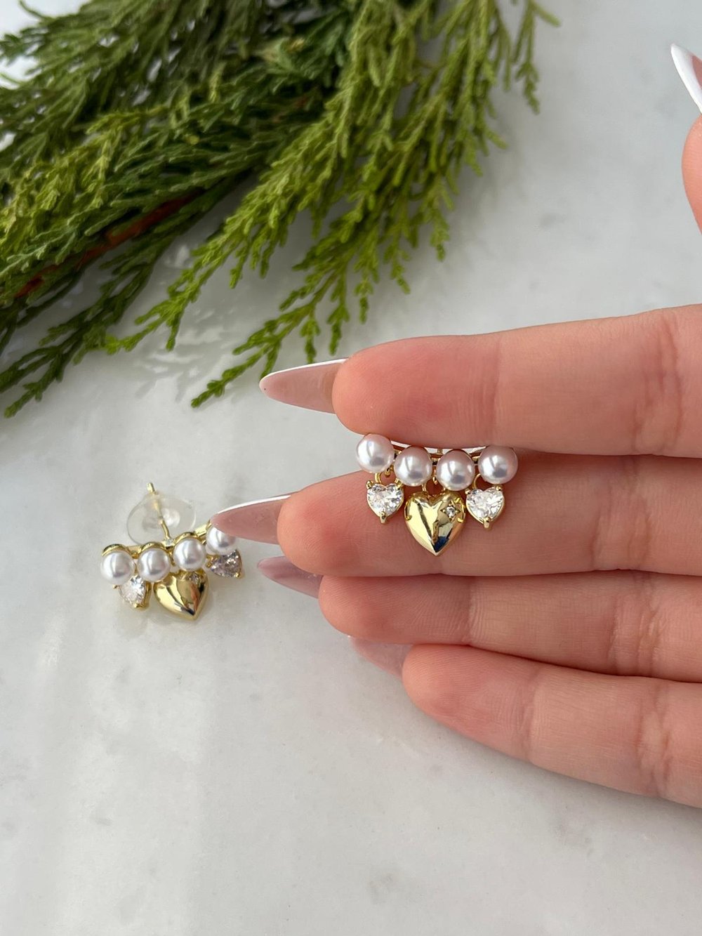 Vip 14K Çoklu Görünümlü İnci Küpe