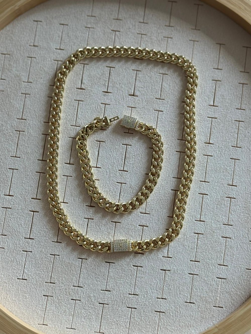 Vip 14k Zirkon Taşlı Monoco Gurmet Kolye Bileklik Set