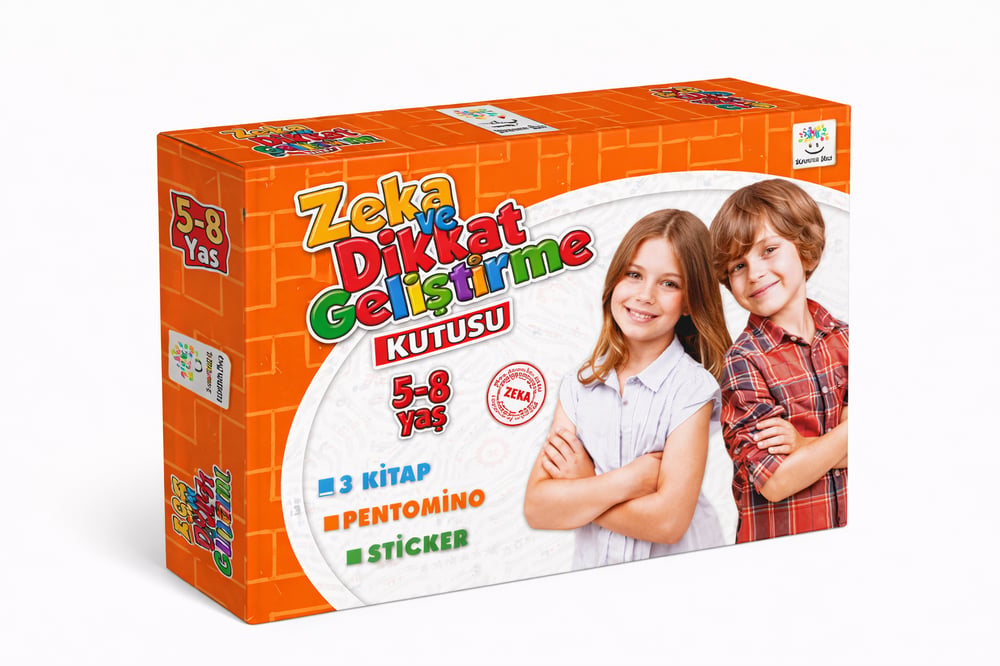 5-8 Yaş Zeka Ve Dikkat Geliştirme Seti (Zeka Testleri, Okul Ve Sınav Başarısı, Düşünme Becerileri