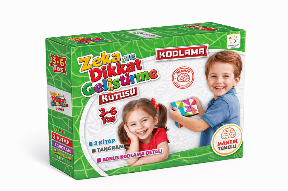 Yükselene Zeka Dikkat Geliştirme Seti 3-6 Yaş