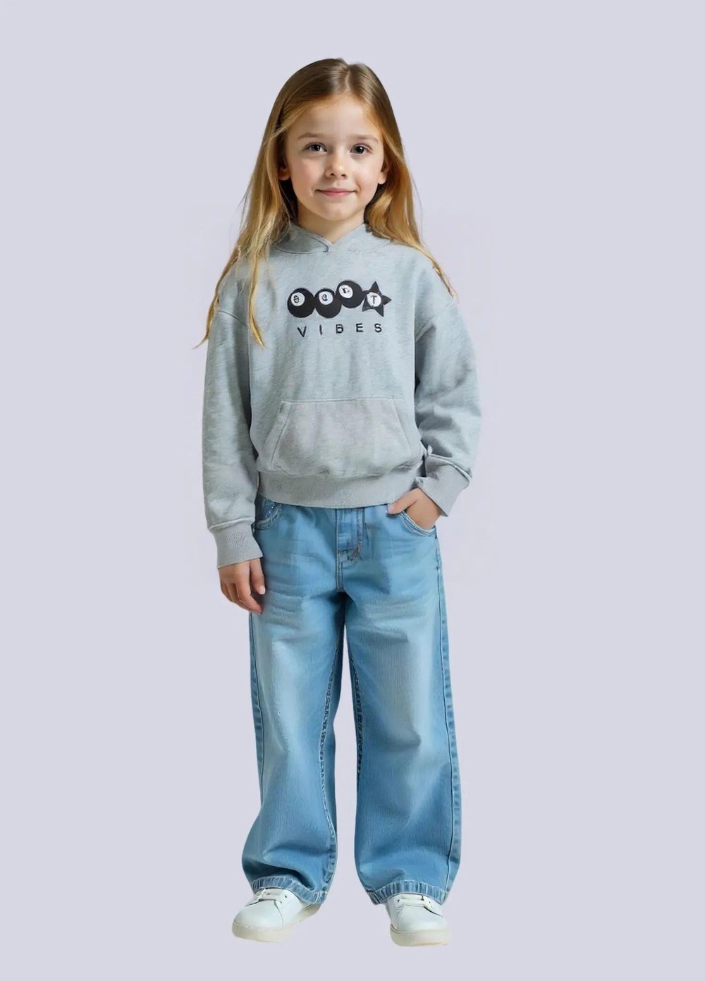 ÇOCUK KAPŞONLU SWEAT GRİMELANJ