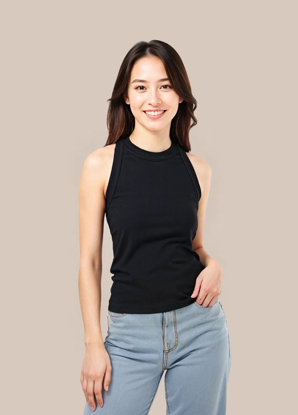 CROP ATLET SİYAH