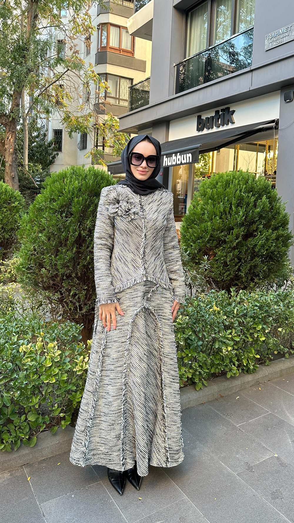 Chanell Kumaş Elbise
