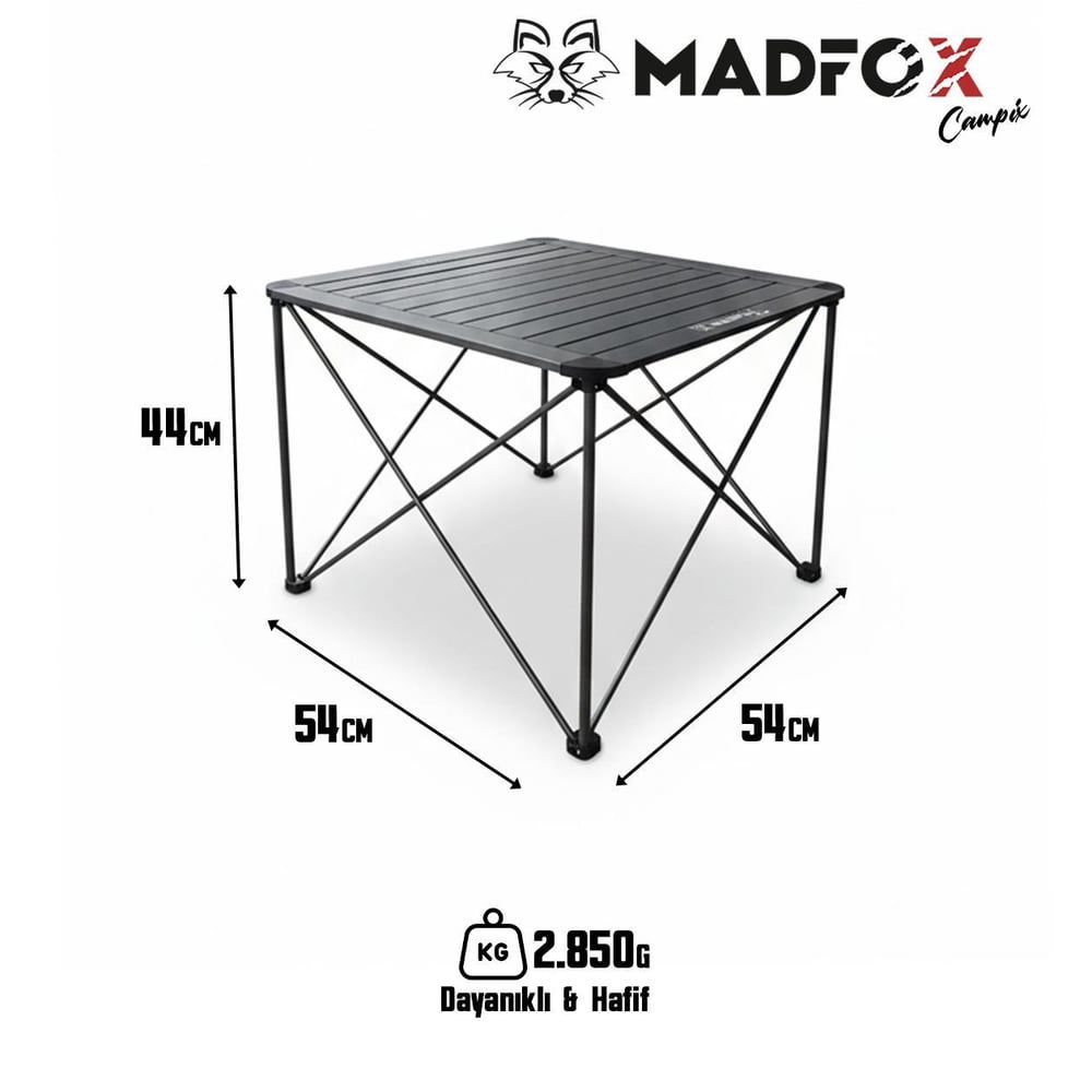 Madfox Campix Katlanır Kamp Masası Küçük