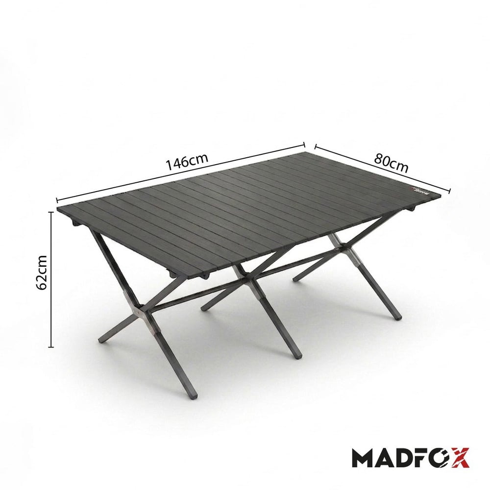Madfox Foldex Katlanabilir Alüminyum Kamp Masası (8 Kişilik)
