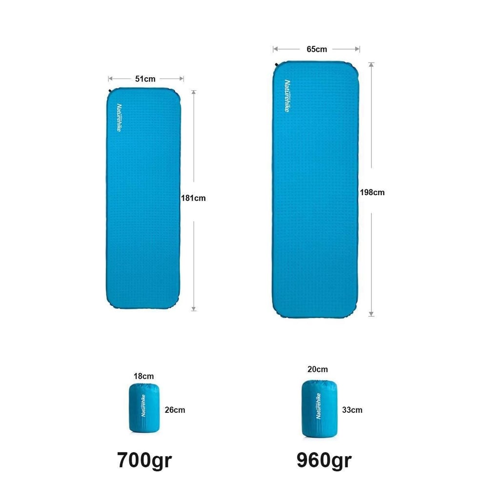 Naturehike C034 Ultralight Sponge Şişme Kamp Matı
