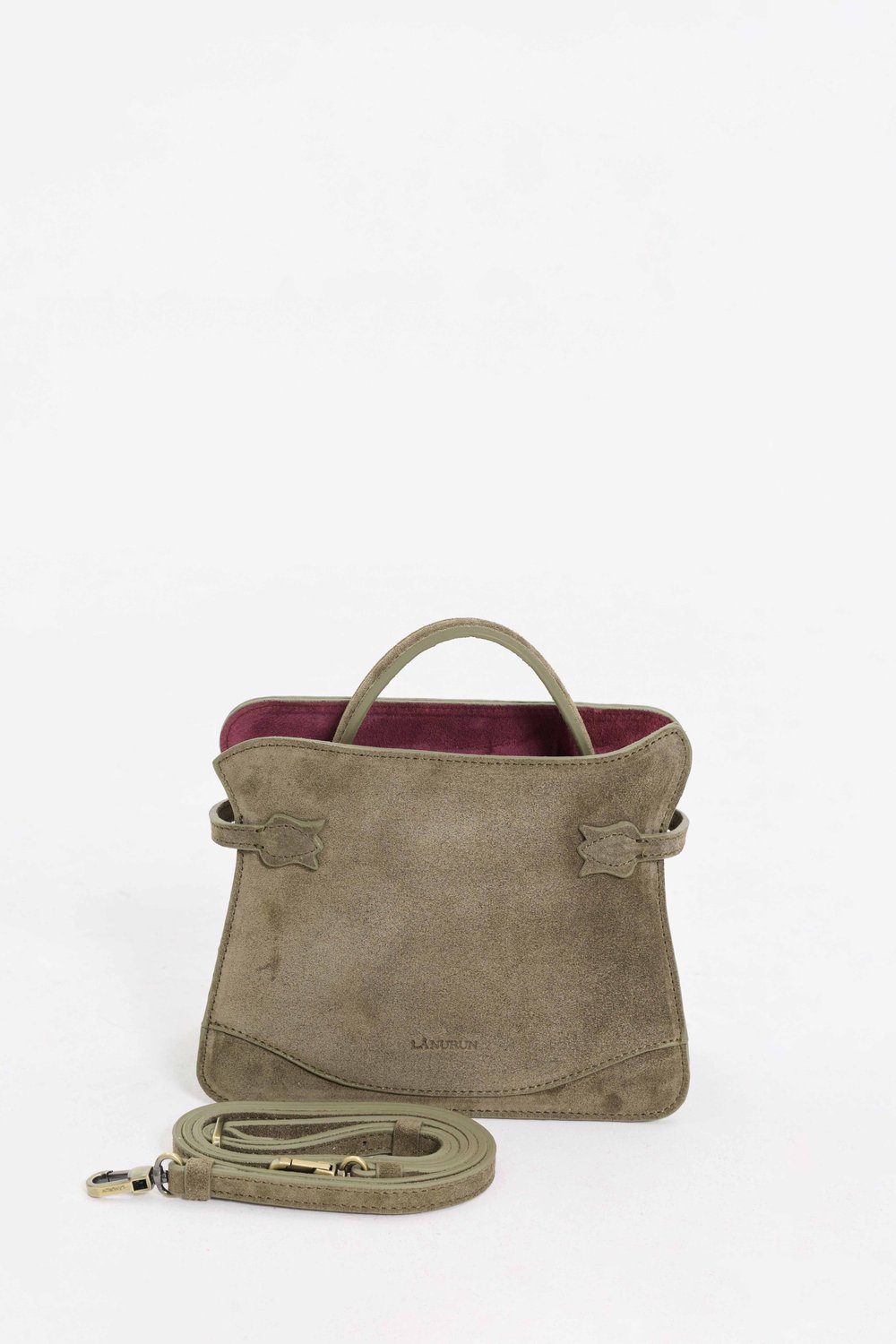 NUVE 01 MİNİ KHAKİ SUEDE BAG