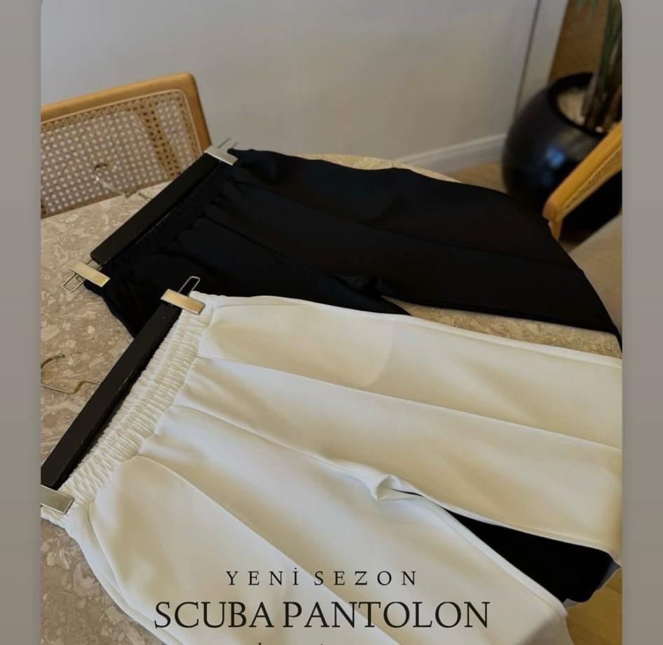 Scuba pantolon 100 cm SİYAH