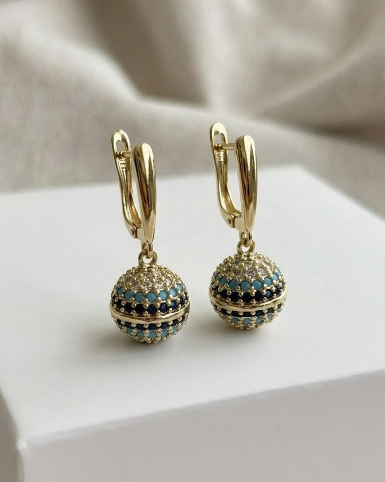 14K Xuping Boncuk Model Küpe