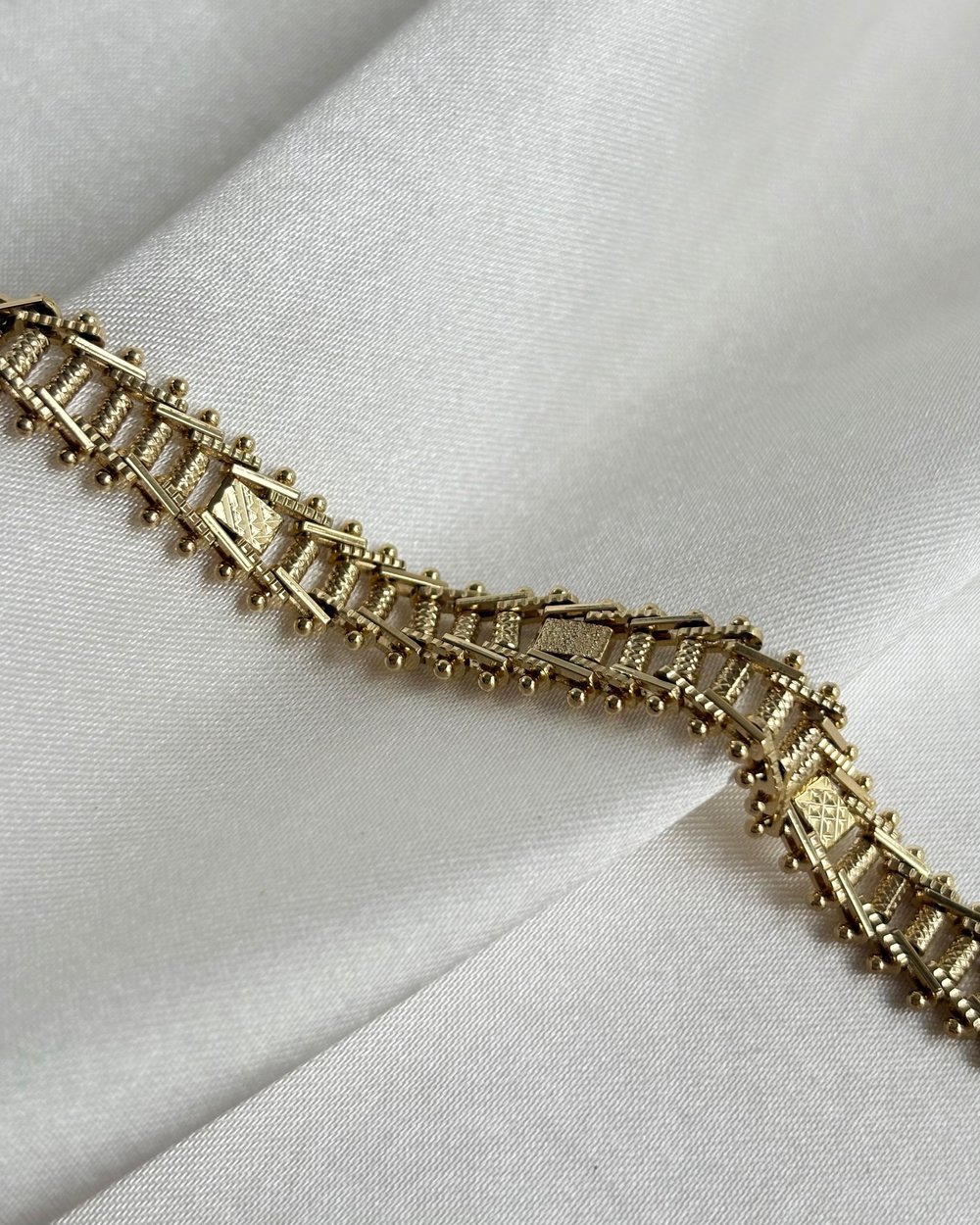 14K Xuping Hasır Örgü Model Bileklik