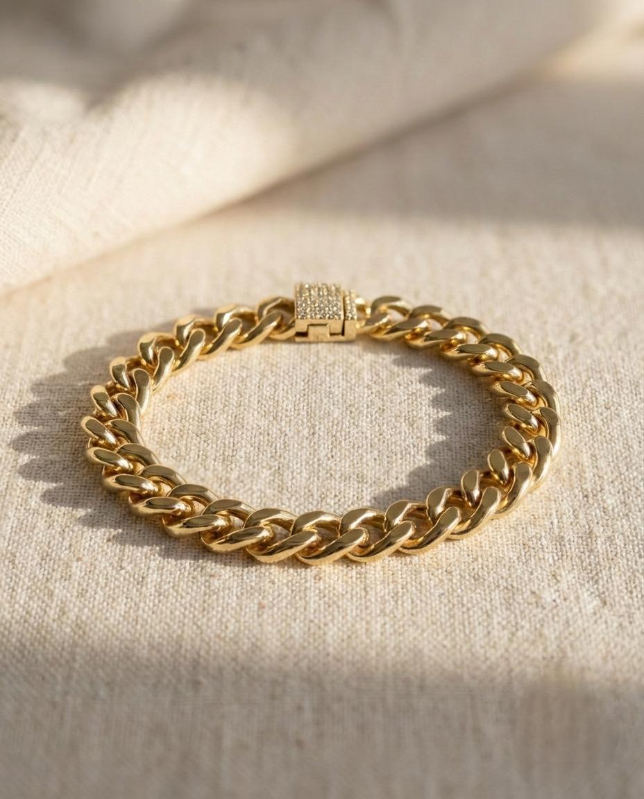 14K Xuping İnce Gurmet Bileklik