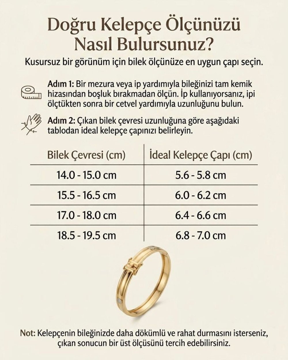 14K Xuping Taşlı Toka Model Kelepçe
