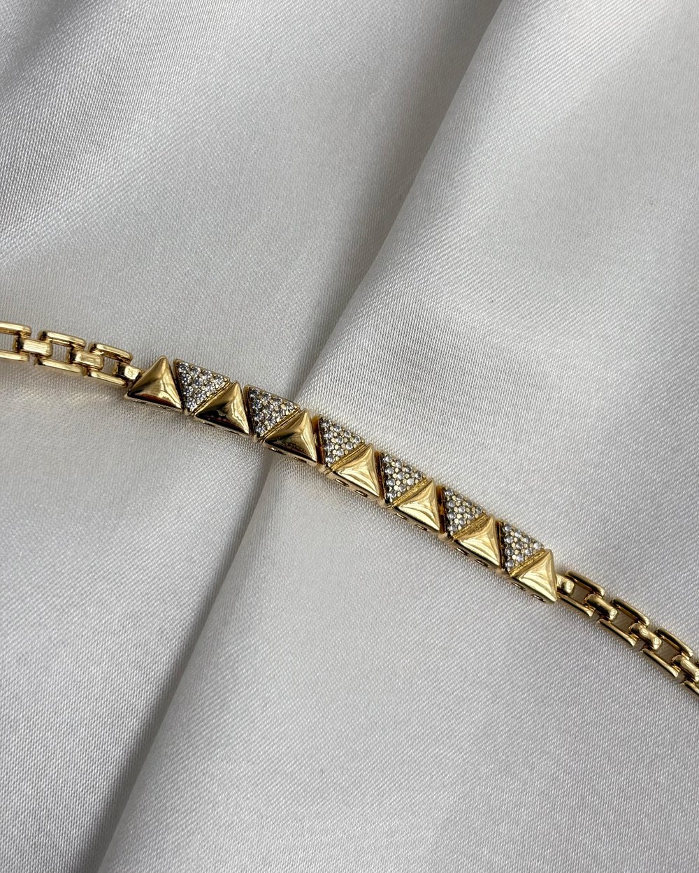 14K Xuping Yarım Piramit Model Bileklik