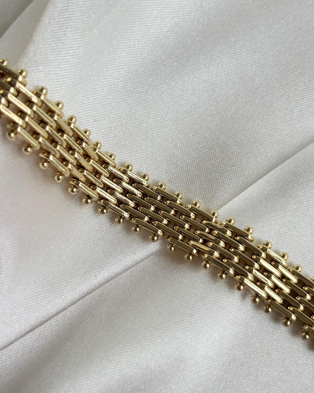 14K Xuping Yassı Şerit Model Bileklik