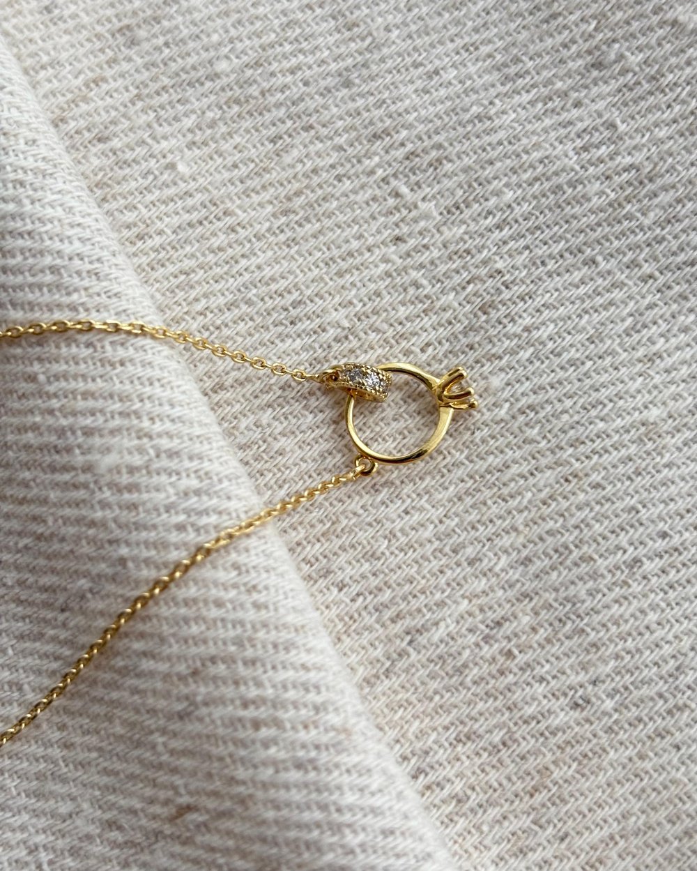 14K Xuping Yüzük Model Kolye