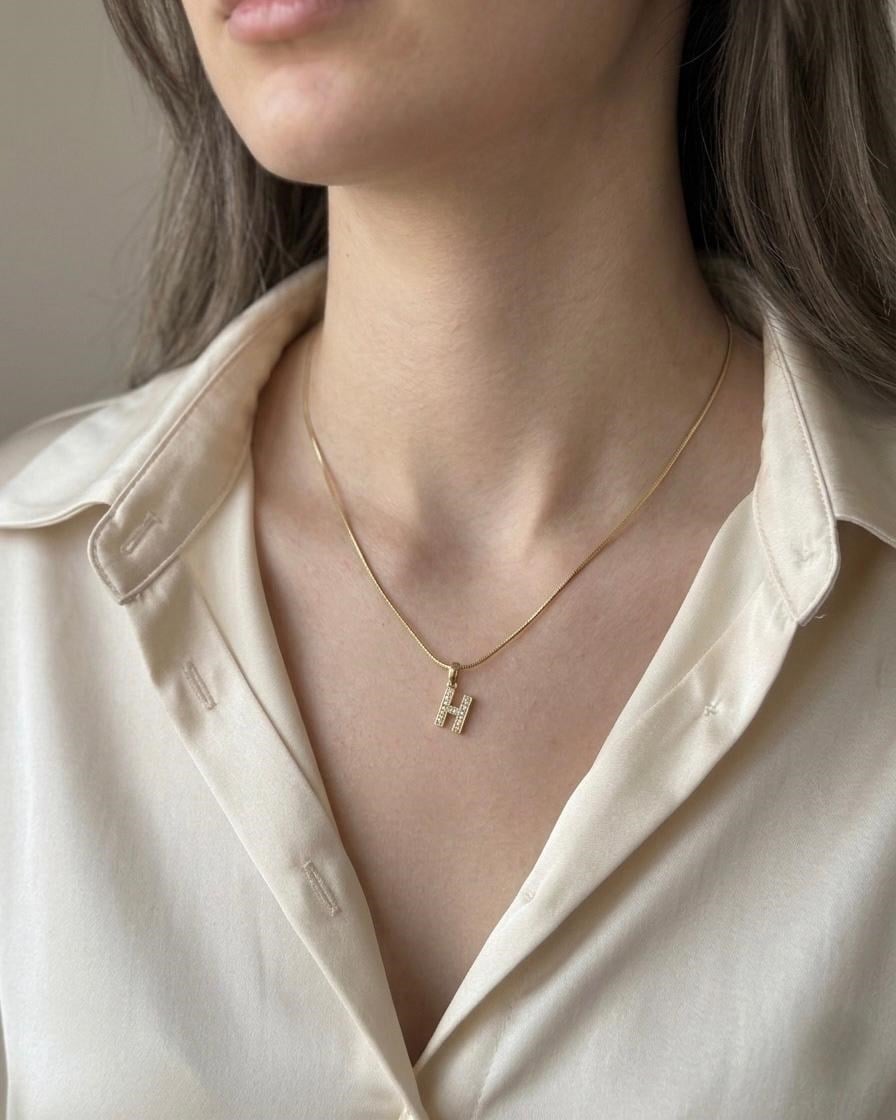 Xuping Gold Harf Kolye