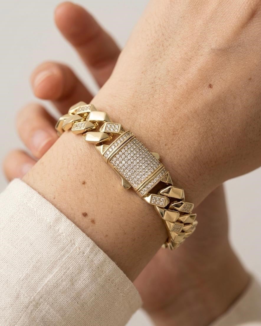 Xuping Verona Zirkon Gold Gurmet Bileklik