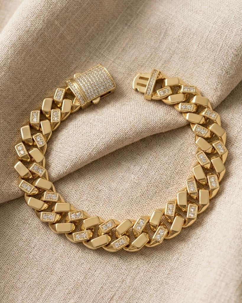 Xuping Verona Zirkon Gold Gurmet Bileklik