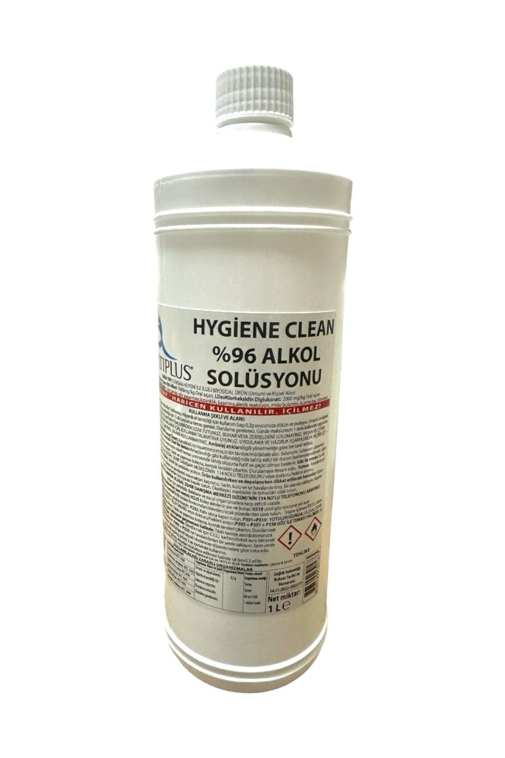 %96 Alkol Yüzey, Tıbbi Cihaz Ve Alet Temizleyici 1 Litre