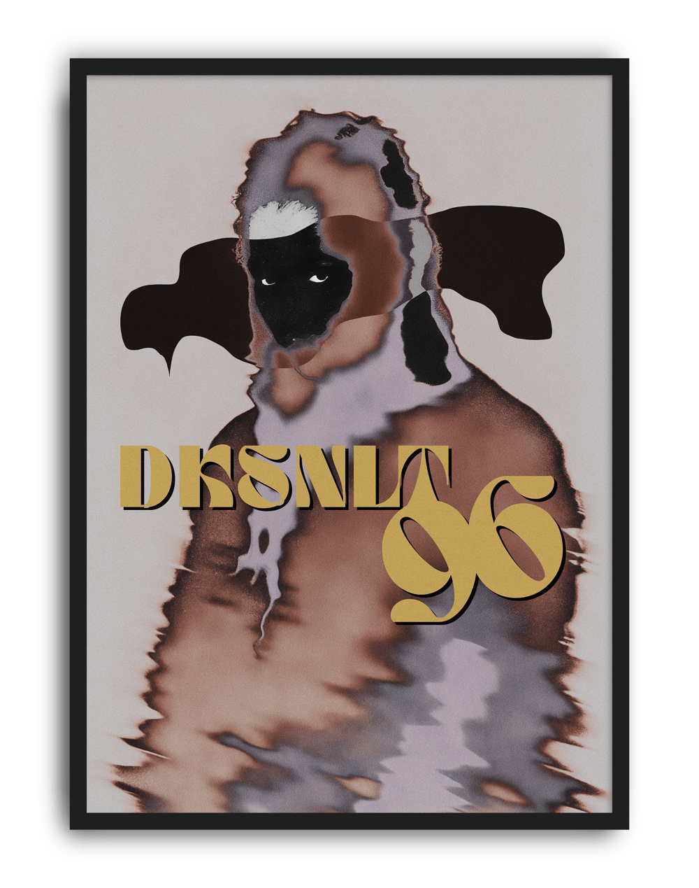 Dusk 96 Modern Duvar Tablosu – Bej Kahve Figüratif Poster