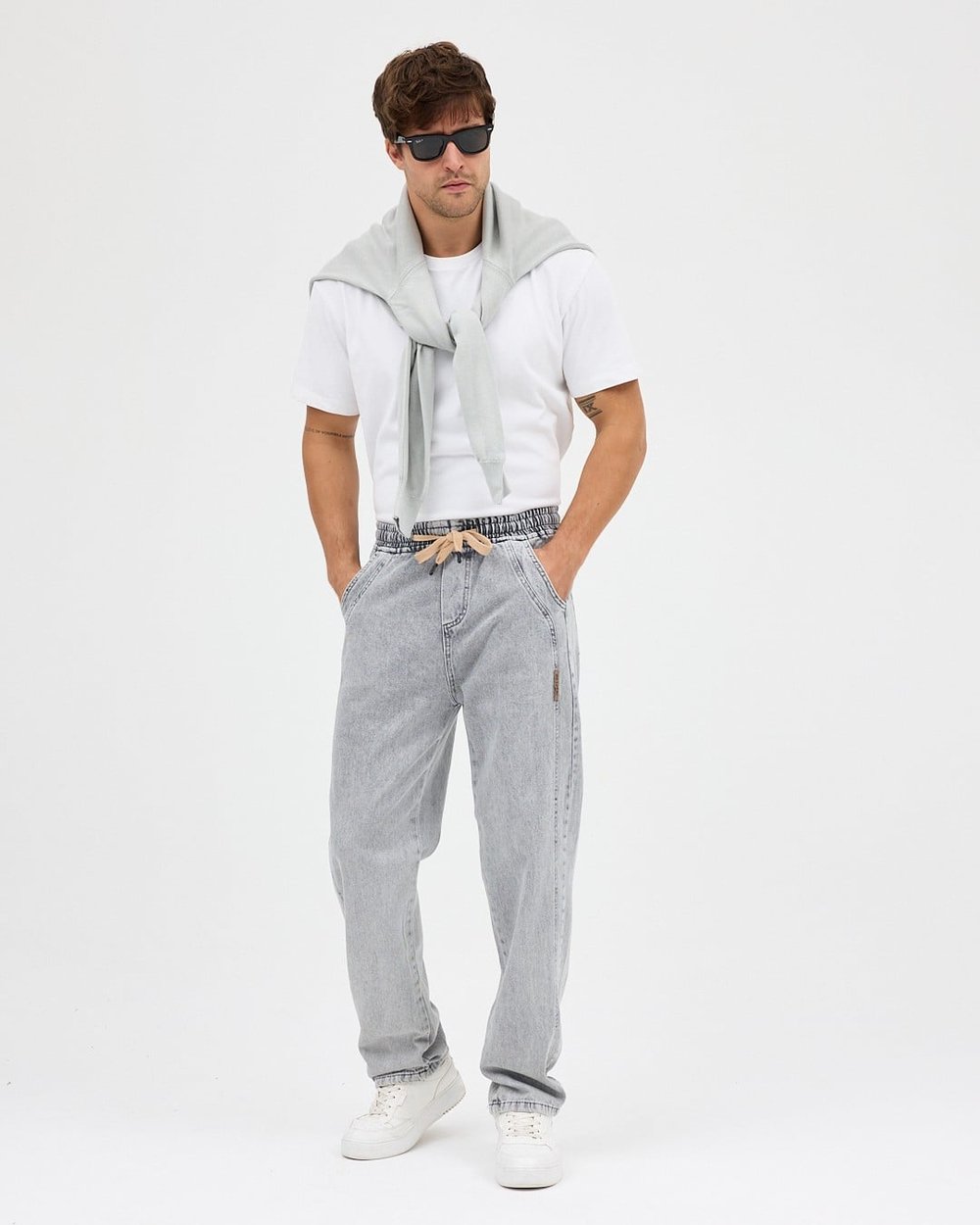 Baggy Americano Kar Gri Jean 