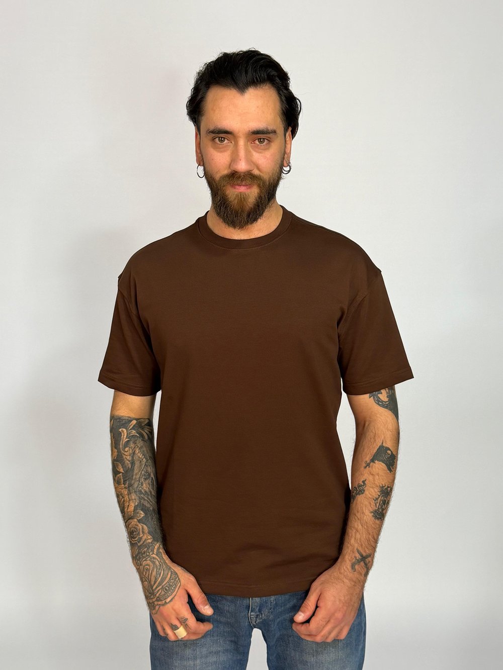 Basic Kahverengi Tişört