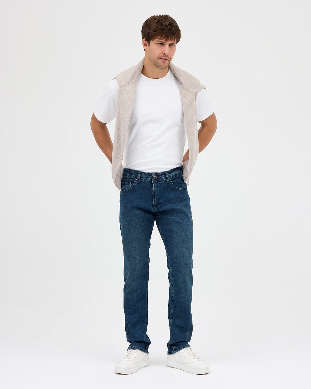 Regular Yeşil Tint Jean