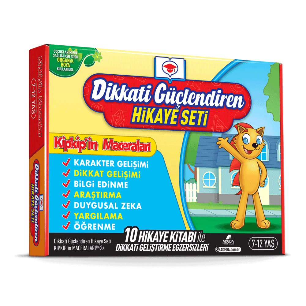 Dikkati Güçlendiren Hikaye Seti - Kip Kipin Maceraları Kutulu Set