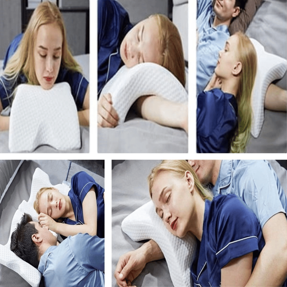 % 100 Visco Kavisli Ortopedik Yıkanabilir Kumaş Kılıflı Bel Boyun Bacak Ağrıları İçin Yastık Bx40