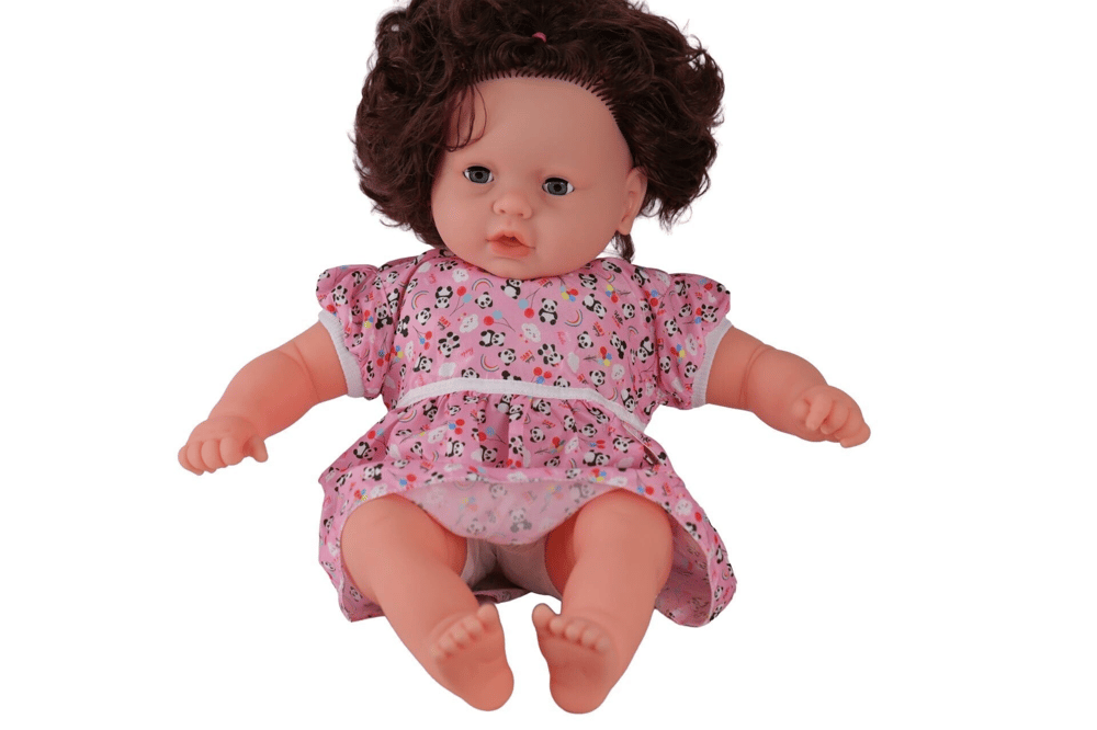 0073 60 CM DOLGU GÖVDELİ SAÇLI BÜYÜK BEBEK - STOKTA OLAN MODEL GÖNDERİLİR
