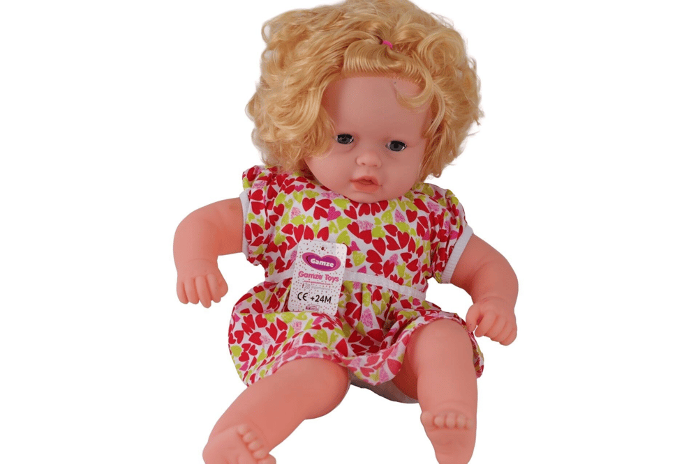 0073 60 CM DOLGU GÖVDELİ SAÇLI BÜYÜK BEBEK - STOKTA OLAN MODEL GÖNDERİLİR