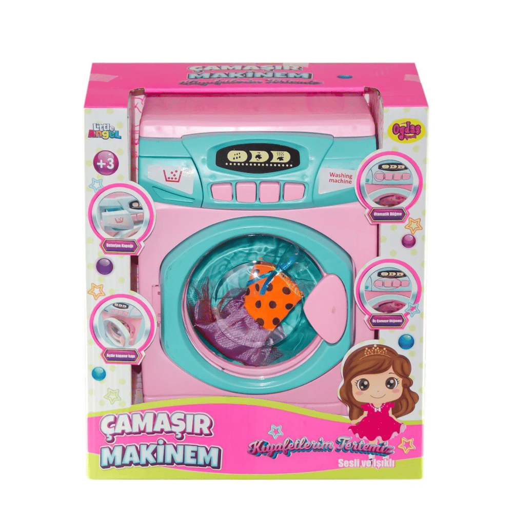 02608 Sesli ve Işıklı Çamaşır Makinesi -
