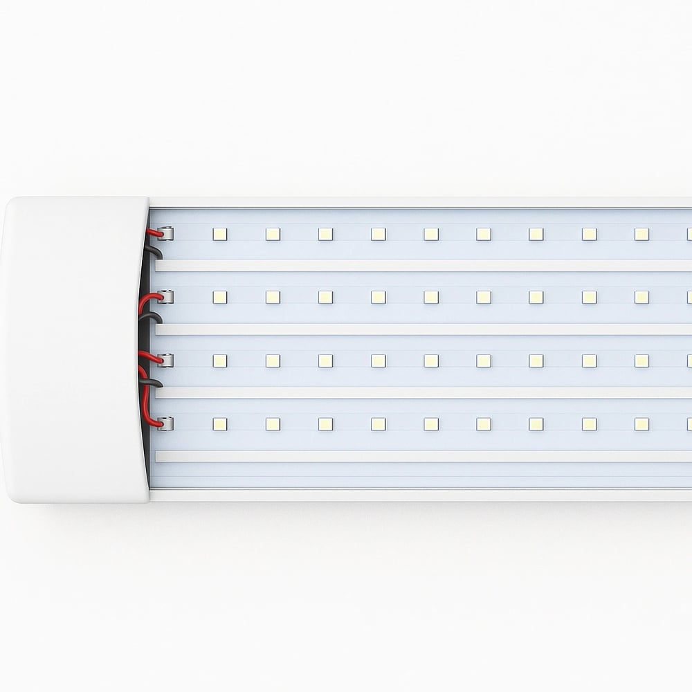 1 Adet 10 ADET CATA CT 2479 Kristal Led Bant Armatür 100W 120CM 6400K Beyaz Işık