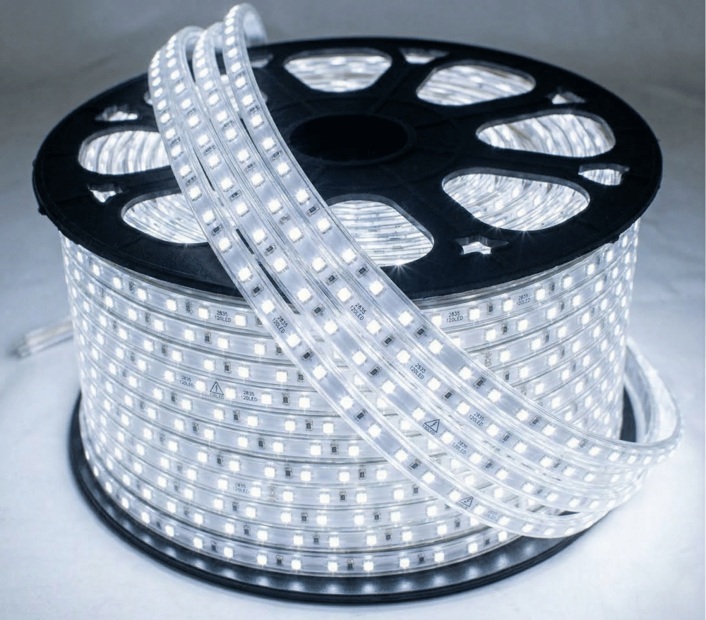 1 Adet 25 Metre CATA CT 4495 Dış Mekan 120 Ledli Yapışkanlı 220V Şerit Led 6400K Beyaz Işık
