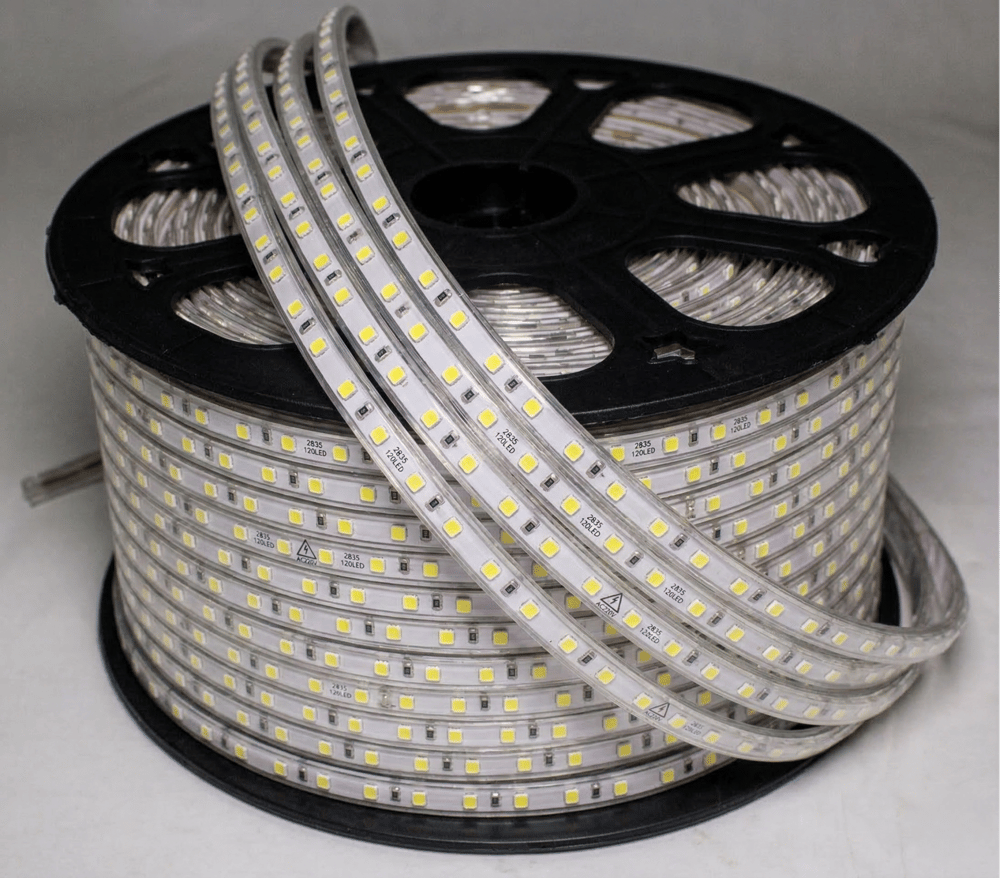 1 Adet 25 Metre CATA CT 4495 Dış Mekan 120 Ledli Yapışkanlı 220V Şerit Led 6400K Beyaz Işık