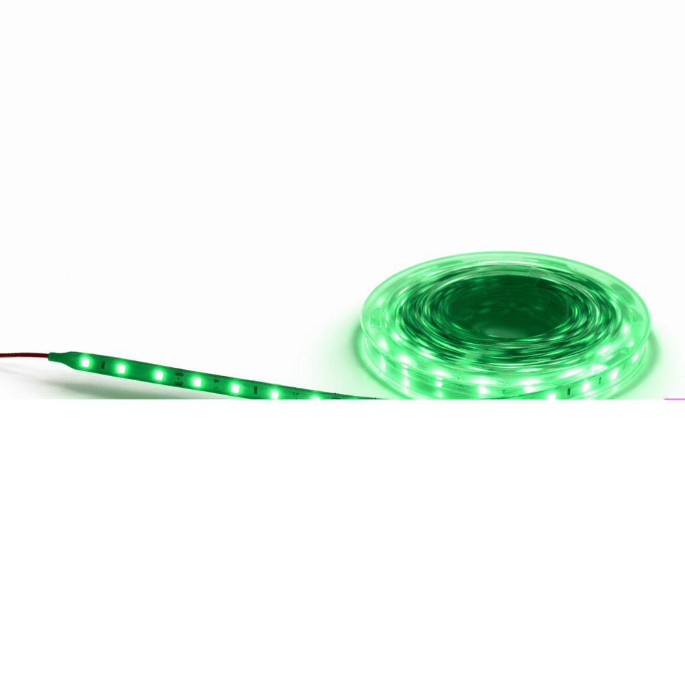 1 Adet 5 Metre CATA CT 4483 İç Mekan 10 Çipli Şerit Led 12V Yeşil Işık