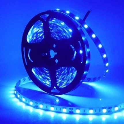 1 Adet 5 Metre NOAS YL40 4003 İç Mekan 60 Ledli Şerit Led 12V Mavi Işık