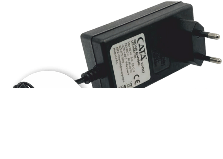 1 Adet CATA CT 2553 Fişli Adaptör 5A 60W 220V